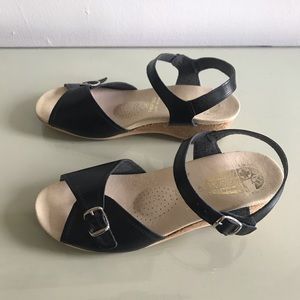 Wörishofer 711 Sandal, Black, size 41 euro, 10 US